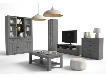 Ensemble de meubles de salon buffet de salon design table basse ameublement 5 pièces.