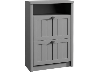 Meuble à chaussures Compartiment Commode en bois Mobilier solide Portemanteau Étagère pour chaussures Patère Nouveau