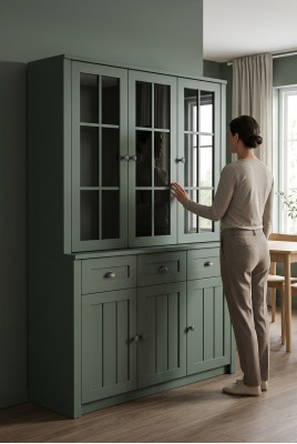 xxl Buffet Coffre à tiroirs Commodes Armoire Campagne Buffet Console Étagère Bois