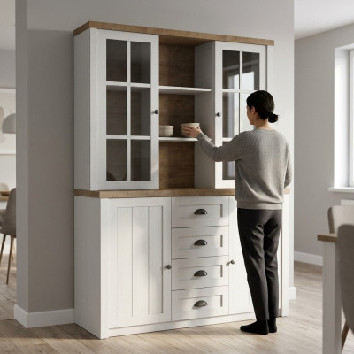 Armoires classiques Armoire Buffet de côté Commode Unité murale Commode W2D Commode