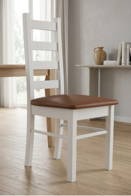 Mobilier de salle à manger classique Chaise en bois Chaises Design Fauteuil en bois Tapisserie en bois