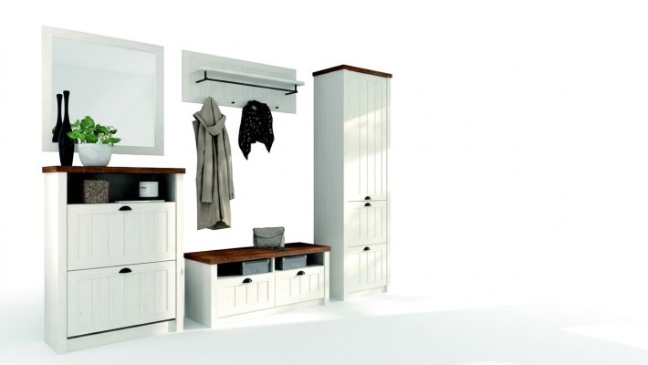 Portemanteau en bois pour rangement de porte armoire 5 pièces nouvel ensemble de garde-robe de couloir
