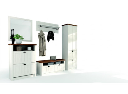 Portemanteau en bois pour rangement de porte armoire 5 pièces nouvel ensemble de garde-robe de couloir