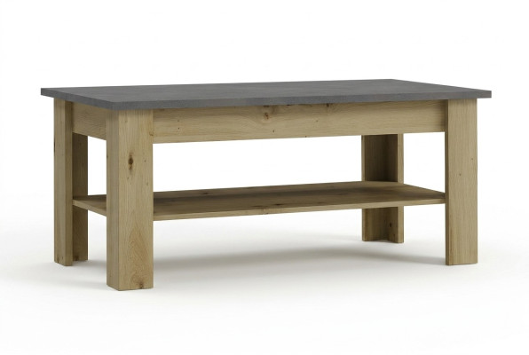 Table en bois Tables basses en bois Mobilier de salon 120x60cm Table basse Tables Table