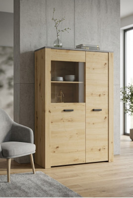 Vitrine Design Salon Armoire Bar Console Maison de campagne Vitrines Bois Armoires