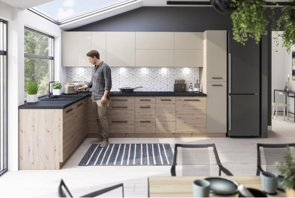 Cuisines L Line Cuisines modernes Ligne de cuisine Armoire murale Armoires de cuisine Armoire