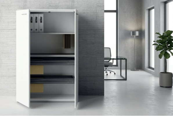 Armoire de classement Mobilier Registre Armoires Étagère Ameublement de bureau Armoire Luxe Frezza