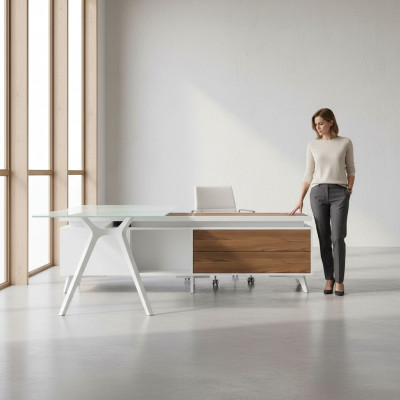 Coin Tables Bureau Table italienne Ameublement Frezza Table d'informatique
