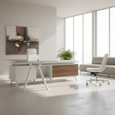 Coin Tables Bureau Table italienne Ameublement Frezza Table d'informatique