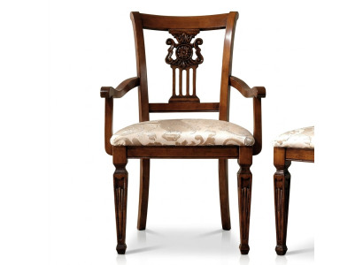 Conception rembourrée Chaise en bois massif Chaises Siège Lehn Bureau Bureau Salle à manger Luxe neuf