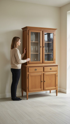 Vitrines en verre nouvel armoire classique buffet armoire étagère vitrine