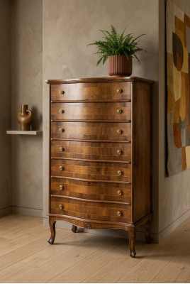 Armoire haute Commode Meuble Rangement Étagère Armoire Commodes Buffet Bois neuf