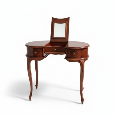 Coiffeuse Table de maquillage Table cosmétique Commode Consoles Tables Bois massif Mobilier
