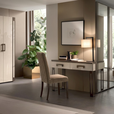Ensemble de bureau du concepteur Chaise de bureau Ensemble de meubles italiens Secrétaire Fauteuil 2 pièces.