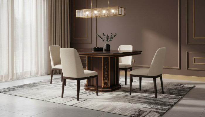 Table à manger table en bois Tables en bois Table Salle à manger Design Mobilier de luxe arredoclassic
