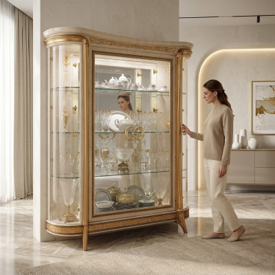 Vitrine Armoire Vitrines Salon Armoires Show Design Meubles Italiens neufs