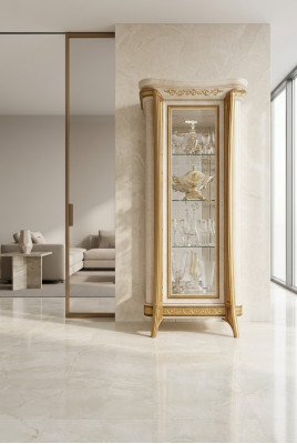 Style Empire armoire vitrine armoire bibliothèque étagère