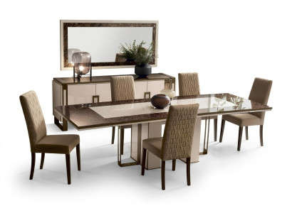 Table à manger Table Salle à manger Salon Suite Bois Design Tables 200x102/280cm
