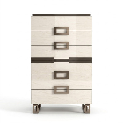Haute commode Buffet Commodes 6 tiroirs Armoire Armoires Meubles en bois neufs