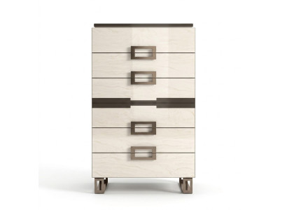 Haute commode Buffet Commodes 6 tiroirs Armoire Armoires Meubles en bois neufs