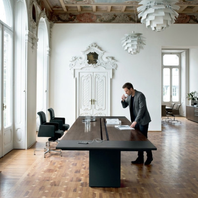 Table de conférence Bureau de réunion Espace de bureau Tables Mobilier neuf