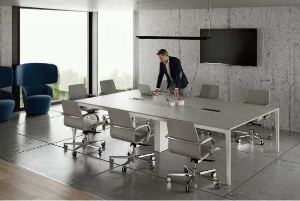 Table de réunion Mobilier de bureau Table de conférence 240cm xxl Mobilier Tables