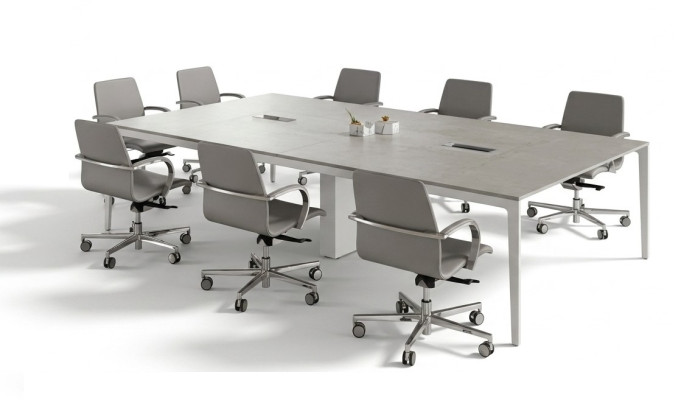 Table de réunion Mobilier de bureau Table de conférence 240cm xxl Mobilier Tables