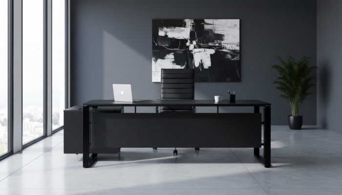 Bureau Bureau d'ordinateur Mobilier de bureau Table Bureau d'angle Cabinet d'avocats Cabinet Mobilier
