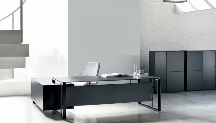 Bureau Table de travail Bureau Table de bureau Bureau d'ordinateur Bureau d'angle Frezza