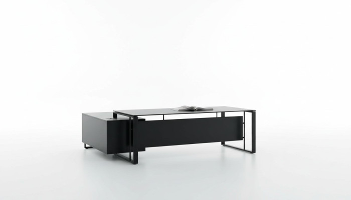 Bureau Table de travail Bureau Table de bureau Bureau d'ordinateur Bureau d'angle Frezza
