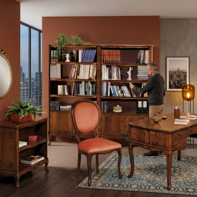 Ensemble de meubles de bureau Ensemble de bureau complet Bureau Armoire de bureau Bois massif Bois véritable Italie