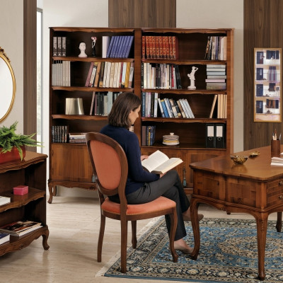 Étagère en bois pour livres Étagère de bureau autoportante Élégante étagère à livres marron neuve