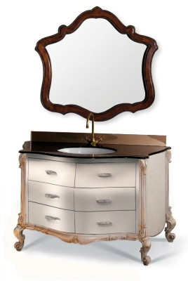 Conception de meubles de salle de bain salle de bain 2 pièces. Ensemble armoire lavabo éclairage