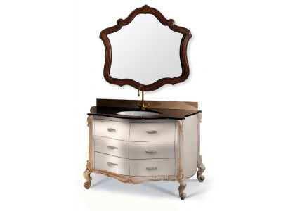 Conception de meubles de salle de bain salle de bain 2 pièces. Ensemble armoire lavabo éclairage