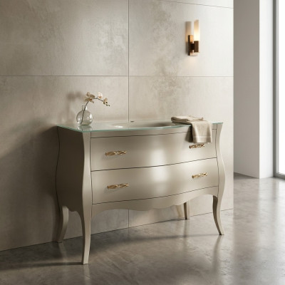 Lavabo classique r Armoire Lavabo italien Meuble bas de salle de bain