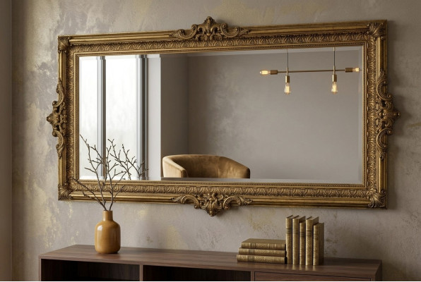 Mobilier Salon Aménagement Intérieur Miroir mural Porte-manteau neuf Miroir mural Décoration