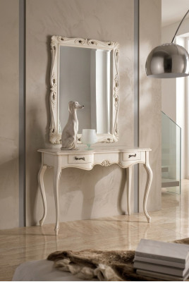 Coiffeuse table de toilette table de maquillage Commode avec miroir Étagères Consoles neuf