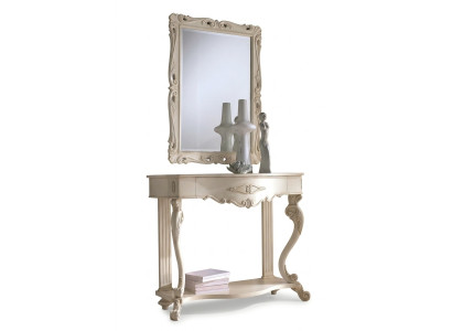 Tables consoles Table de chevet en bois miroir + commode console Commodes