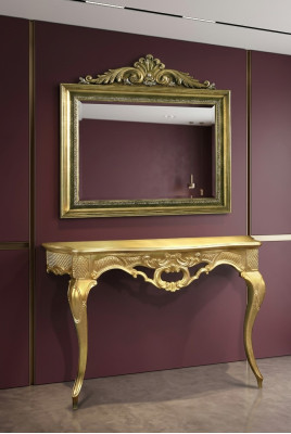 Console - Commode murale - Table murale - Console classique r - Consoles - Table console avec miroir - Luxus