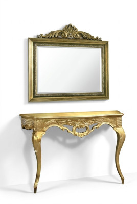 Console - Commode murale - Table murale - Console classique r - Consoles - Table console avec miroir - Luxus