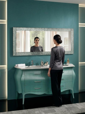Conception de miroir de meuble de luxe de miroir de table armoire sous évier nouvel