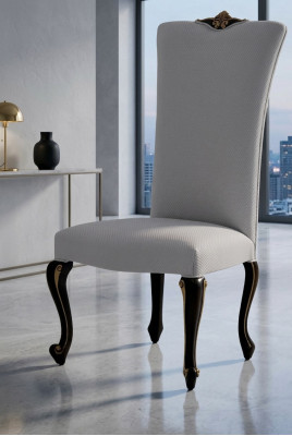 Chaise de salle à manger Chaise Salle à manger Chaises Chaise de relaxation Velours Bois Siège Beige Design