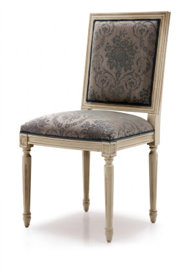 Chaise Chaise de salle à manger Bois Tissu Chaises de salle à manger Design Fauteuil Marron neuf Lehn