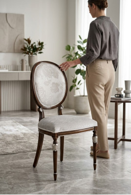 Chaise de salle à manger Fauteuil Chaise Conception Chaise rembourrée Fauteuils Fauteuil Mobilier