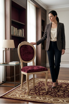 Salle à manger Meubles en bois Chaises Design de luxe Chaises Rembourrage bureau Meubles