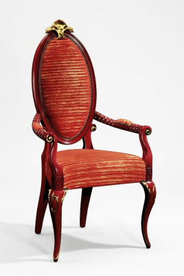 Chaises en bois design Chaises rembourrées Chaise de salon Chaise de salle à manger avec accoudoirs