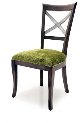 Chaise design Fauteuil inclinable Rembourrage Moderne Table à manger Chaises Luxe Tissu Bois Meubles