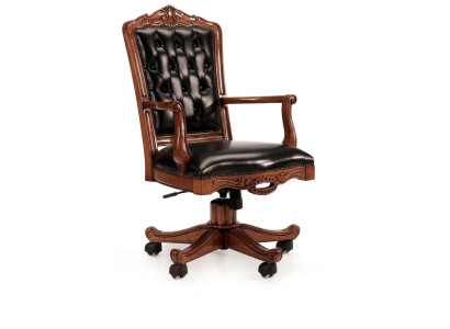 Mobilier de bureau Mobilier de siège Chaises pivotantes Fauteuil de direction Fauteuil Chaise Chaise de bureau en cuir nouveau