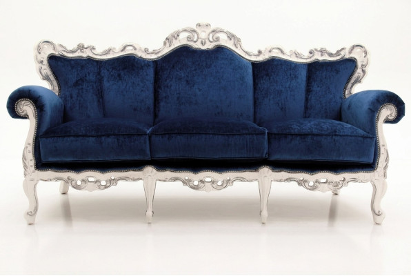Canapé en textile Couch Upholstery Canapé 3 places Canapés Art Déco Trois places nouveau