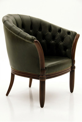 Meubles de design de luxe Chaises Fauteuil classique Textile Salon Lounge nouveau